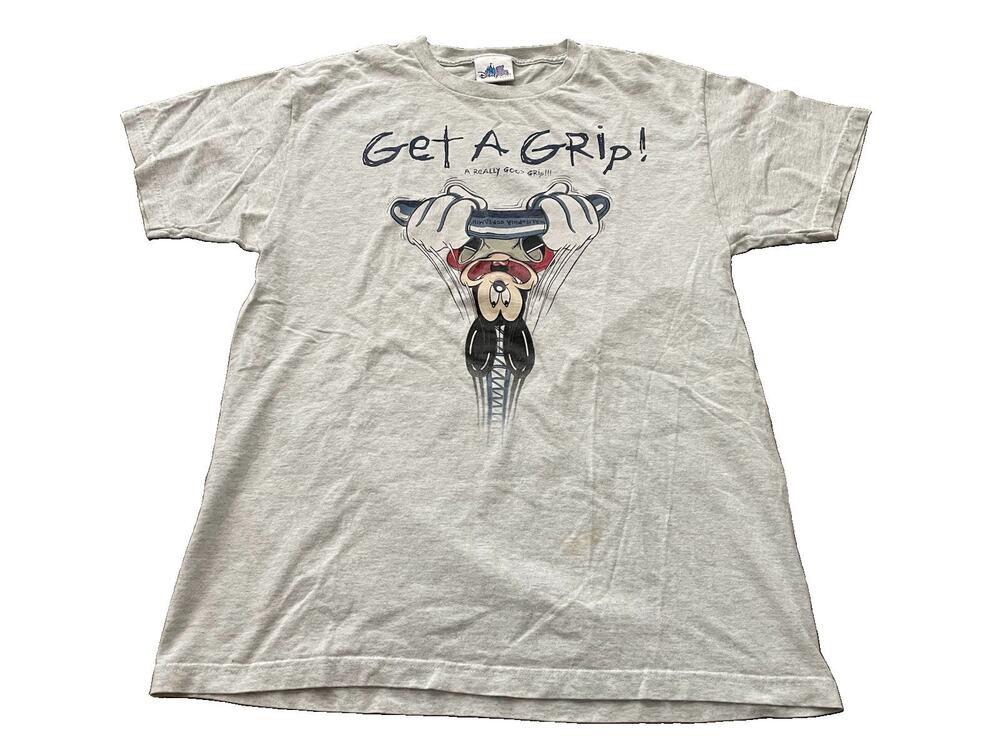 2000s Disney California Screamin Roller Coaster Mickey Mens Size Large Vintage